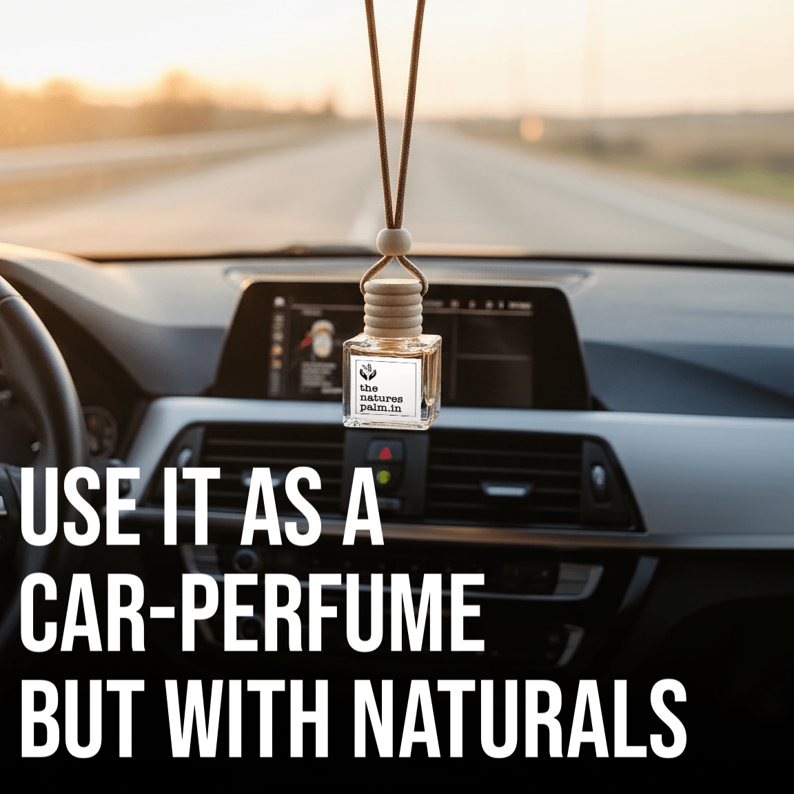 Jasmine Muse Hanging Perfume | Made with Essential Oils - 10ml
