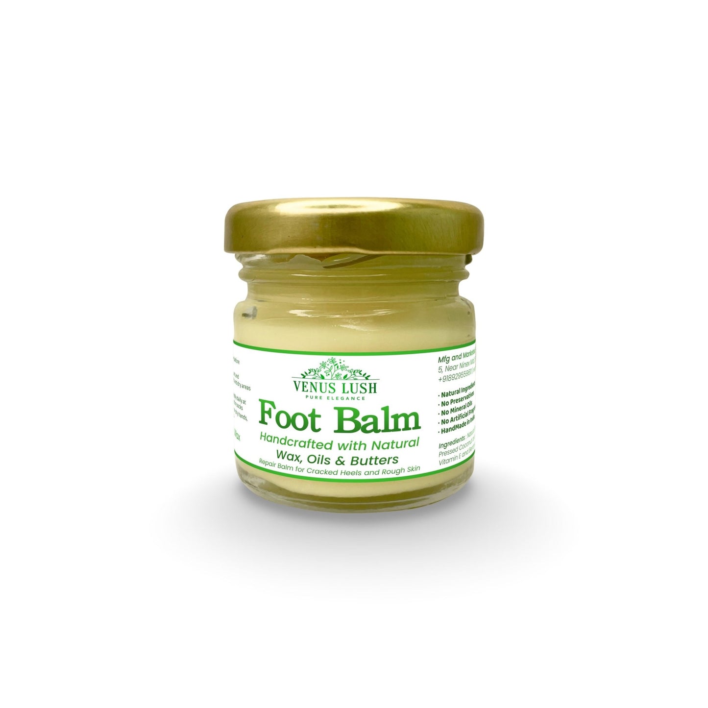 Venus Lush Multi-Purpose Repair Balm – Cracked Heels, Dry Elbows, Hands