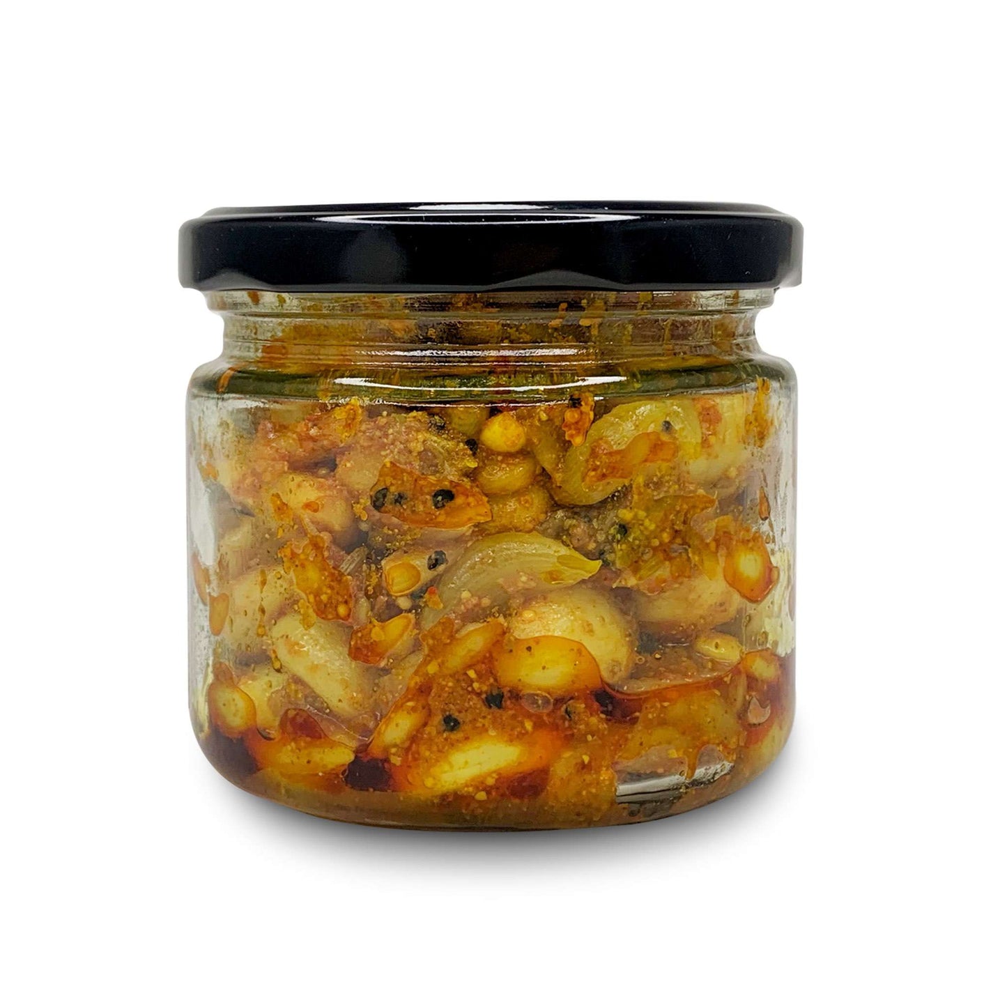 Home Made Garlic Pickle in Wood Pressed Oil | Punjabi Recipe - The Natures Palm