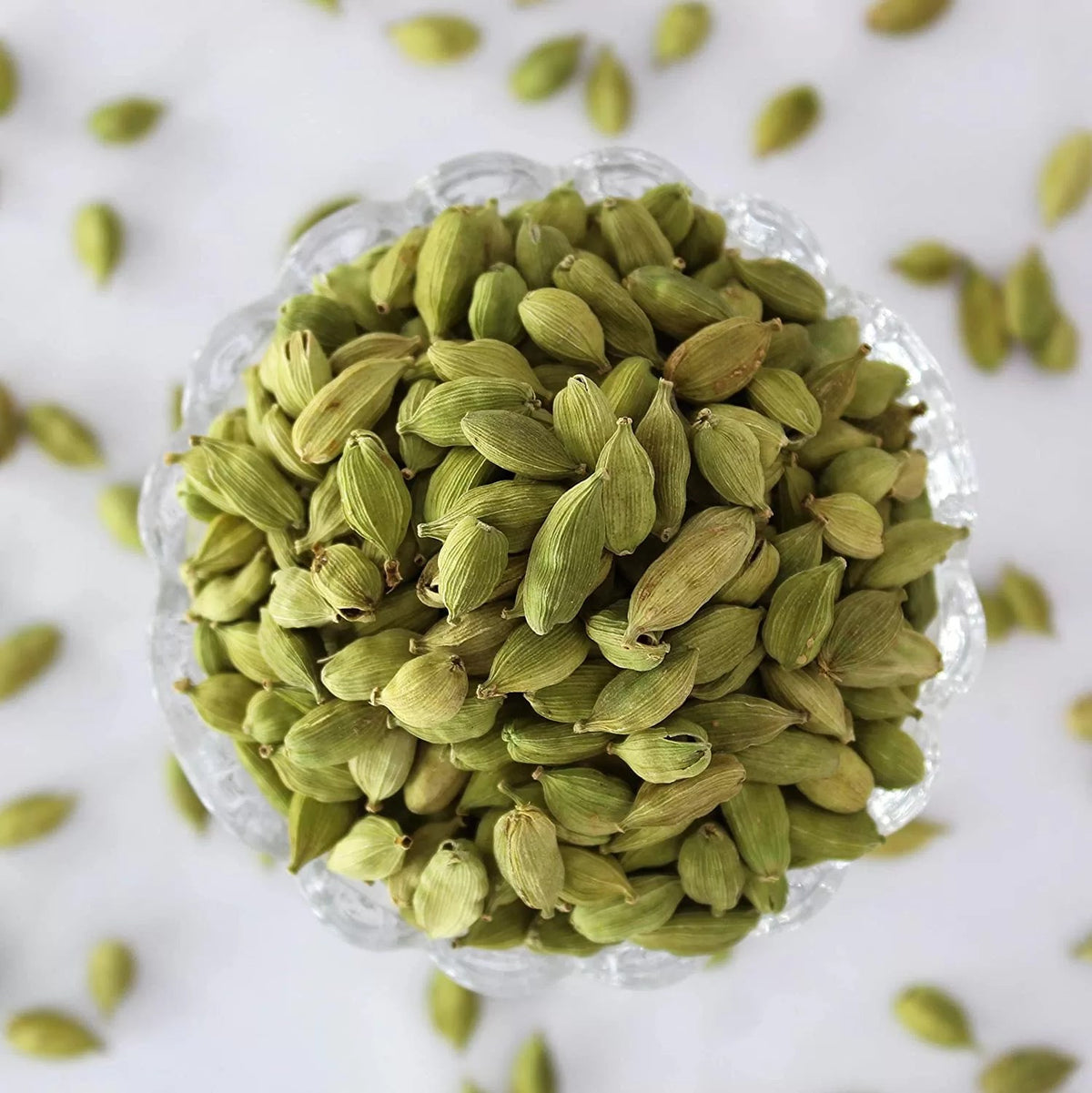 Green Cardamom Whole | Sabut Hari Elaichi | Green Elaichi | Khadi Elachi | 8 mm Bold Cardamon - The Natures Palm