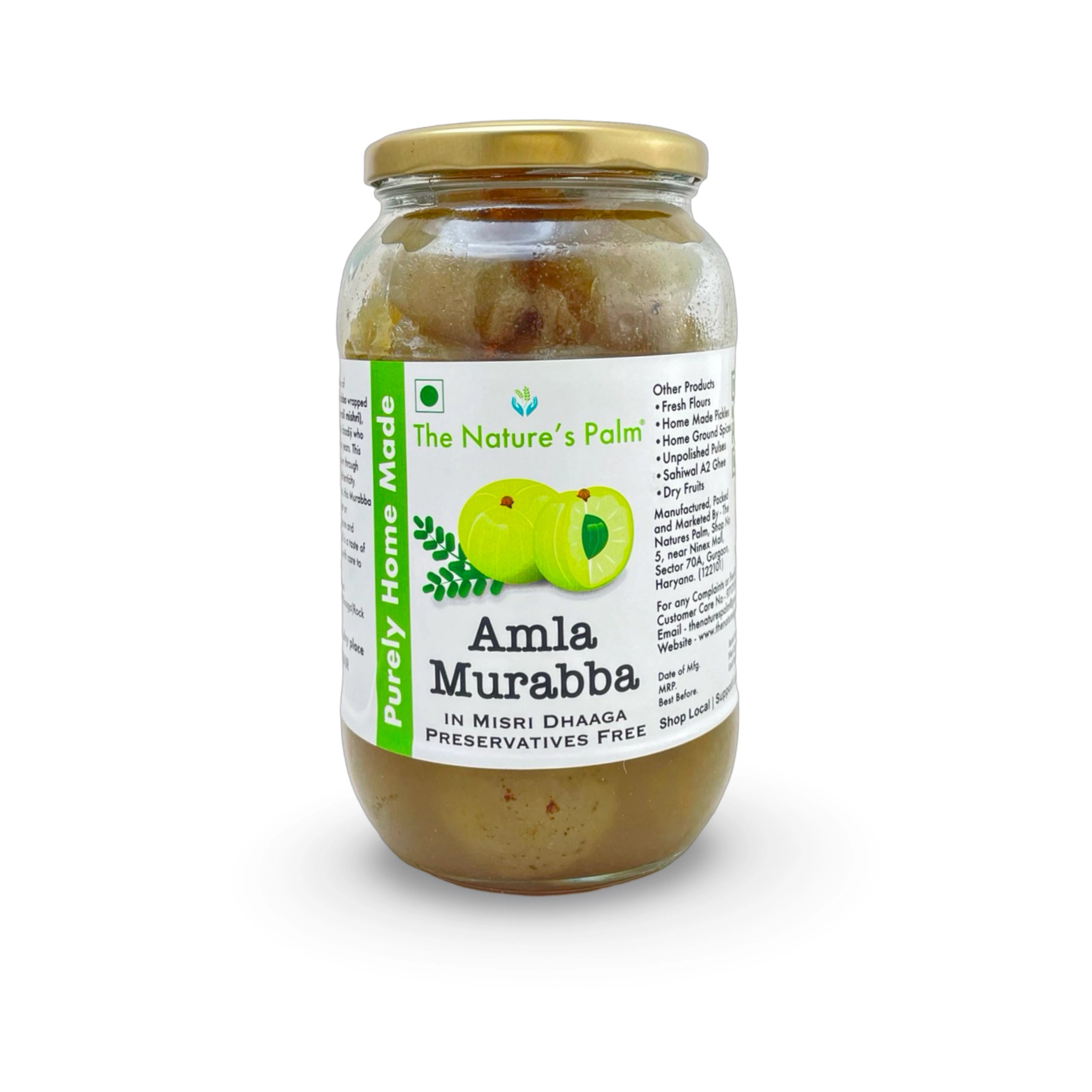 Home Made Amla Murabba in Misri Dhaaga 1 Kg - The Natures Palm