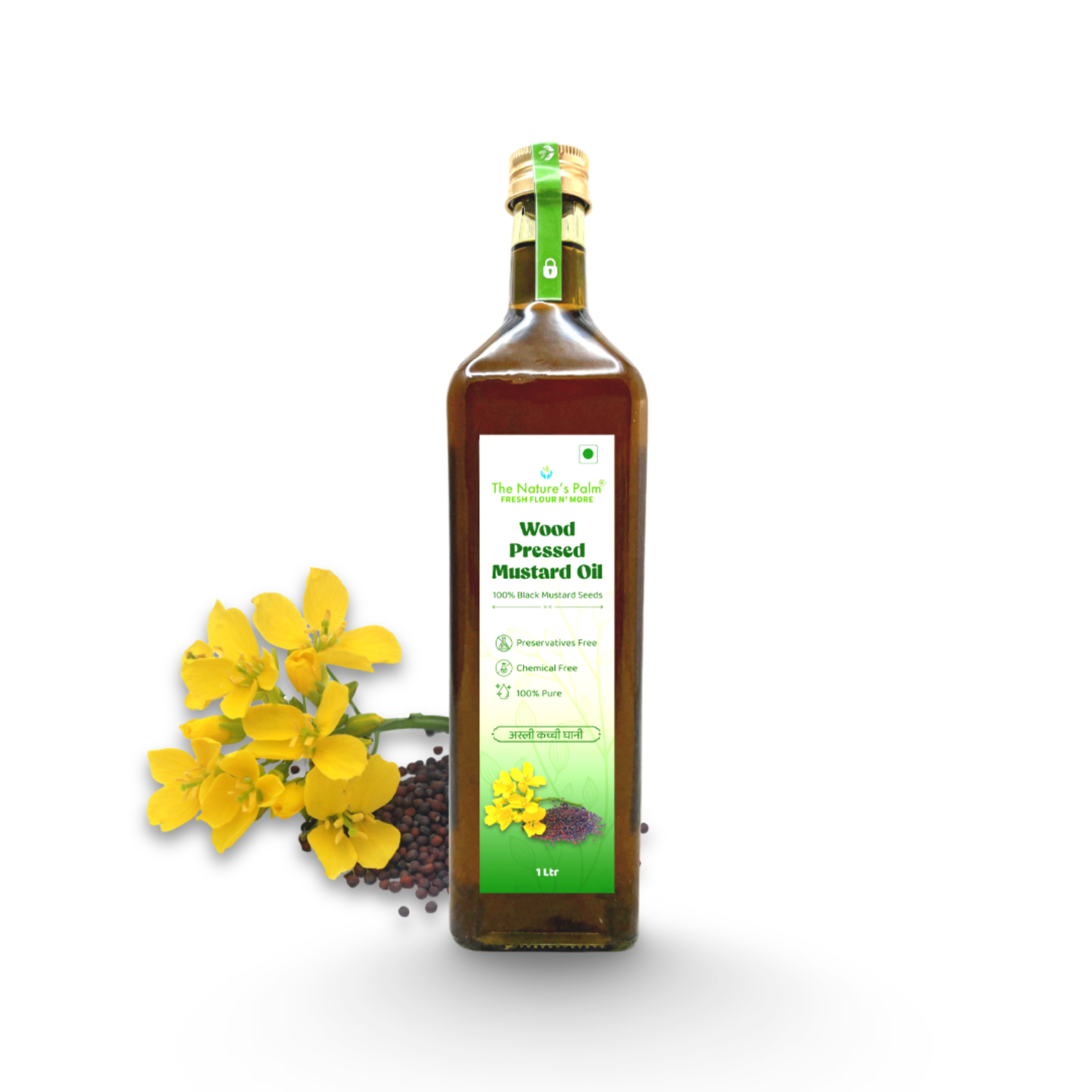 Black Mustard Wood Pressed Oil | Asli Kachi Ghaani