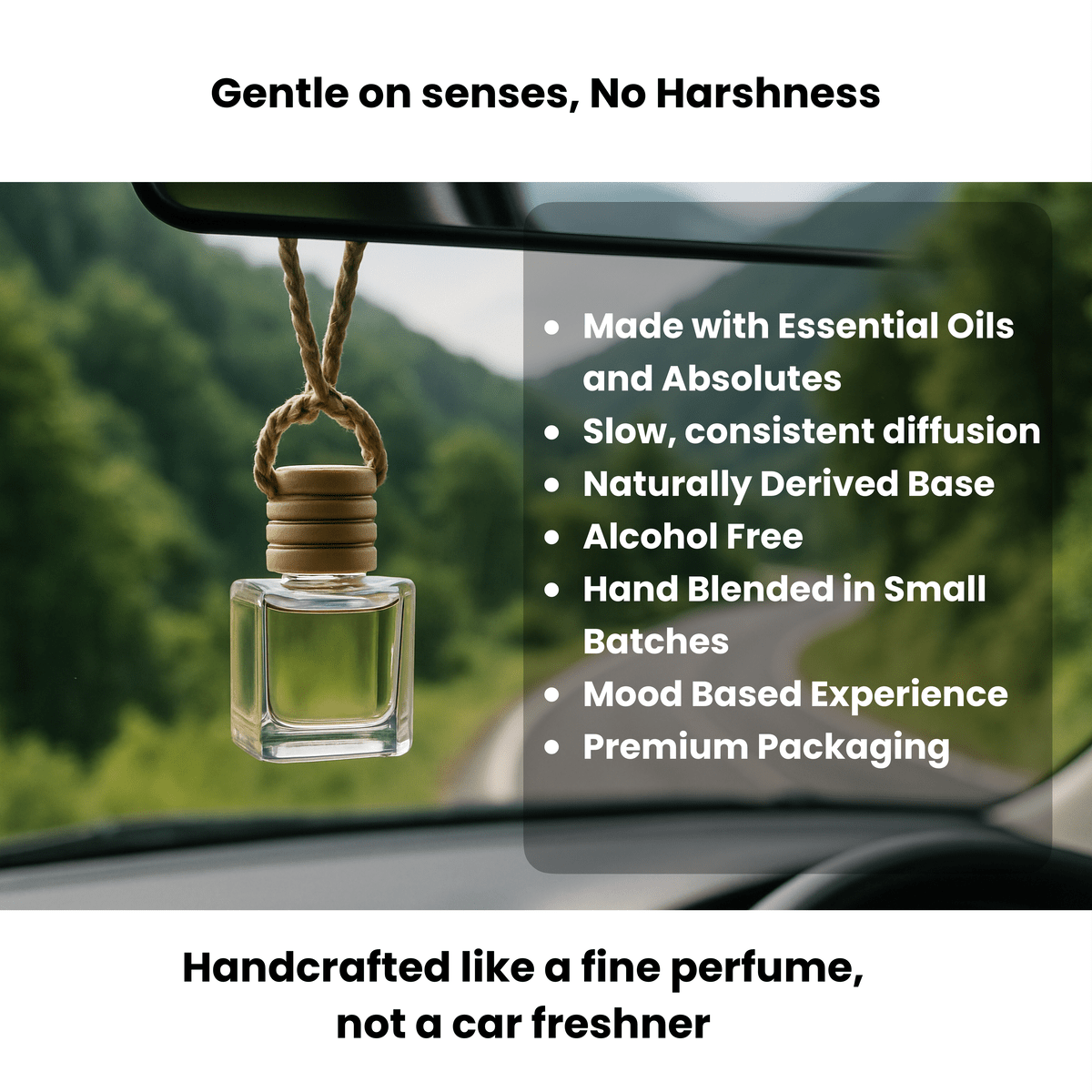 Jasmine Muse Hanging Perfume | Made with Essential Oils - 10ml