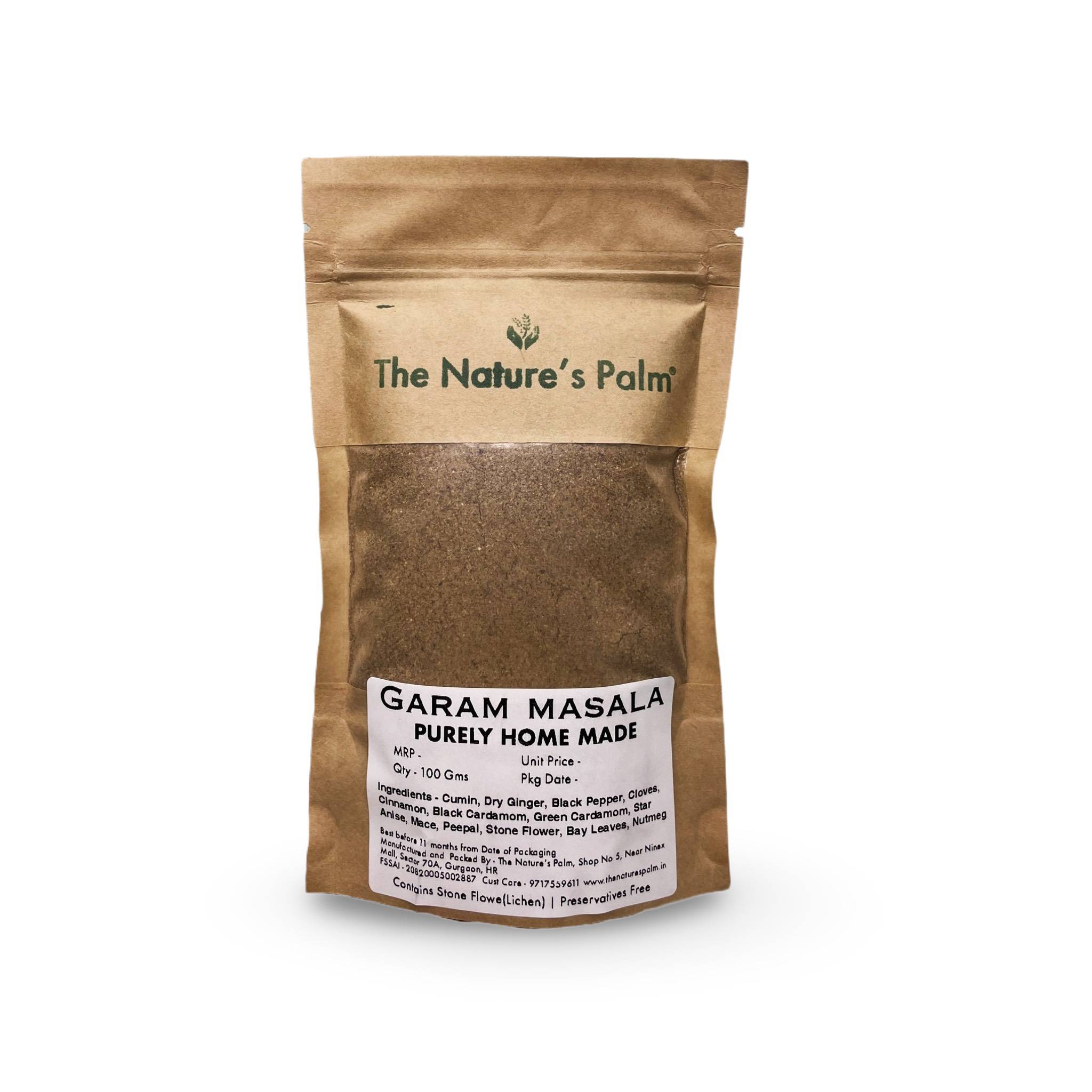 FREE TESTER - Home Ground Garam Masala - The Natures Palm