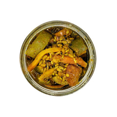 TESTER - Home Made Mix Pickle in Wood Pressed Oil - The Natures Palm