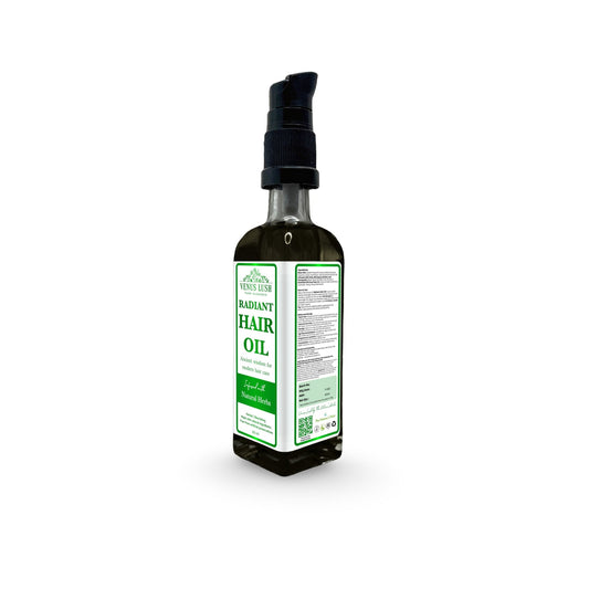 Venus Lush Radiant Hair Oil – Ayurvedic Herbal Hair Oil for Hair Growth & Shine