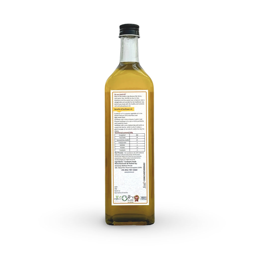 Wood Pressed Sunflower Oil