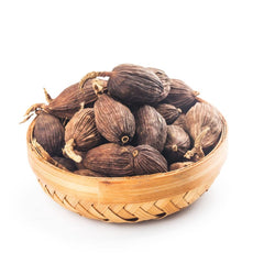 Whole Black Cardamom Big Size | Sabut Badi Elaichi | Badi Elaichi | Kali Elaichi | Black Elaichi - The Natures Palm