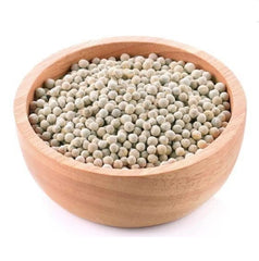 White Pepper Whole | Natural White Peppercorns | Sabut Safed Mirch - The Natures Palm